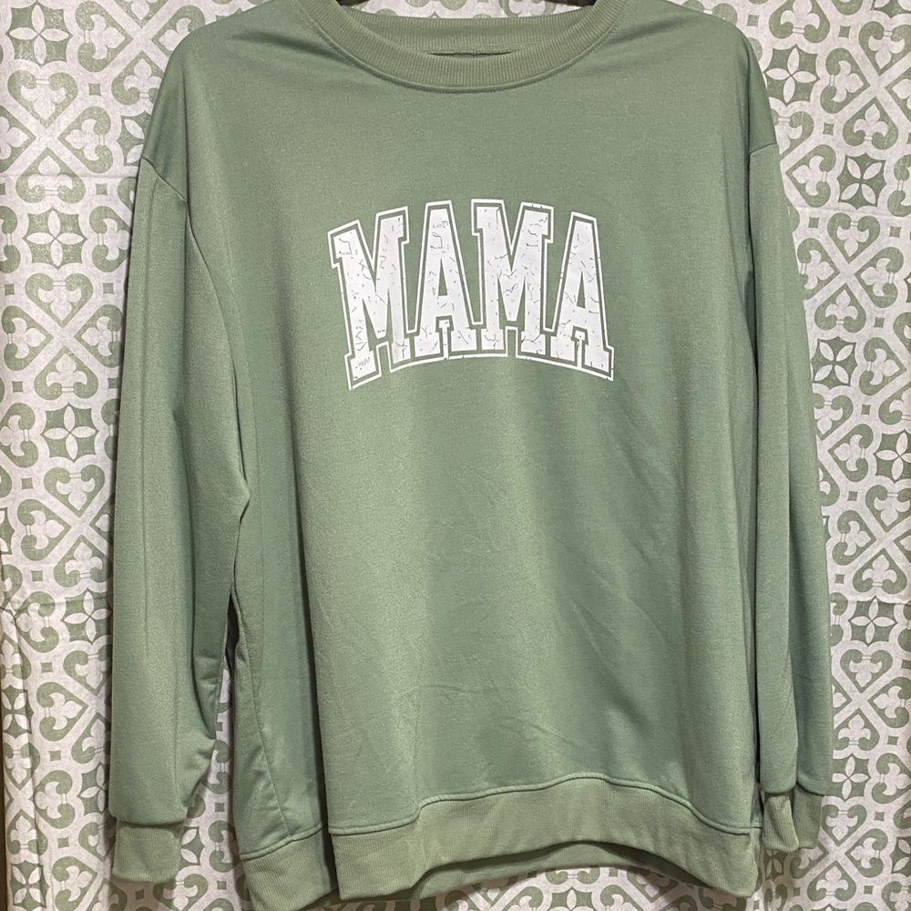 SHEIN Sage 'MAMA' Women's Sweater